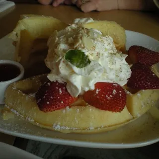 Strawberry Sunrise Waffle