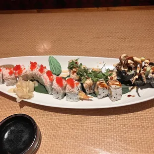 sushi and sashimi, sashimi, food, sushi