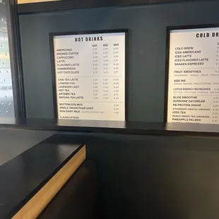 Menus
