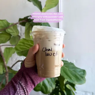 Chai with Lavender Cold Foam