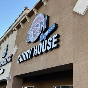 the front of the restaurant