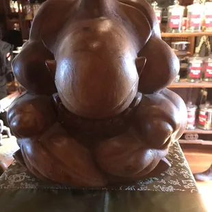 Crying Buddha Wood Art