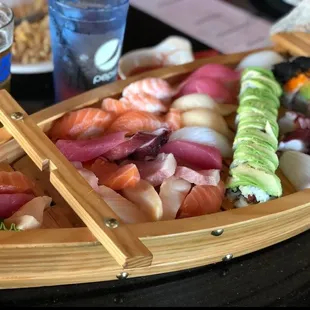sushi and sashimi, sushi, sashimi, food