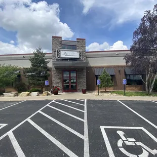 Front of the building