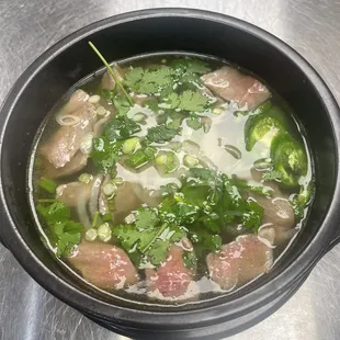 Beef pho strip loin