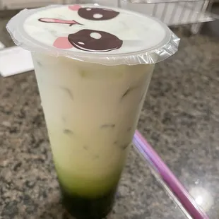 Thai Matcha Boba