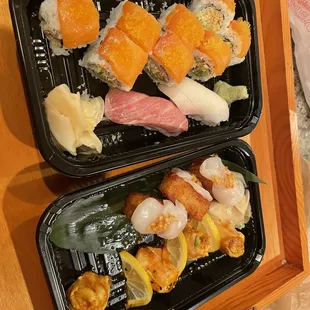 The meal we received.