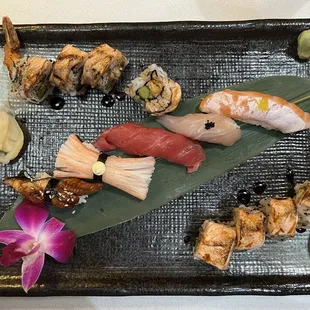 Sushi Combo B with Samurai Roll (without Jalapeño Tempura)