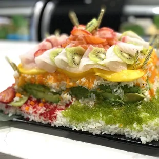 Isn&apos;t this &quot;cake&quot; amazing? It was as delicious as it was pretty!