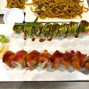 Angel&apos;s Kiss Roll Dancing with the Dragon Roll