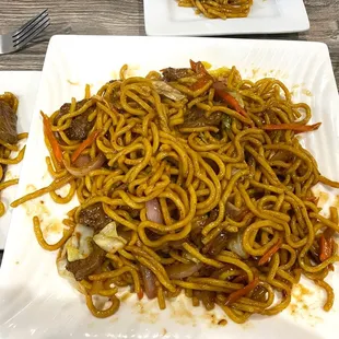 Yakisoba noodles