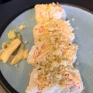 a plate of food