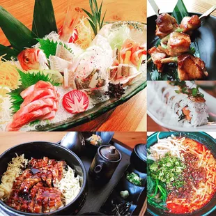 Sushi, Sashimi, Skewers, Grilled Eel, Ramen, Skewers ... and more!