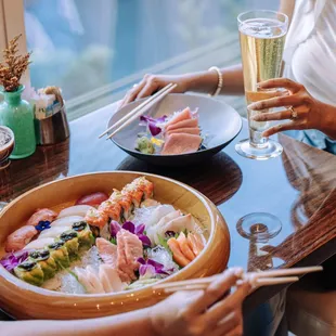 food, sushi and sashimi, sushi, sashimi