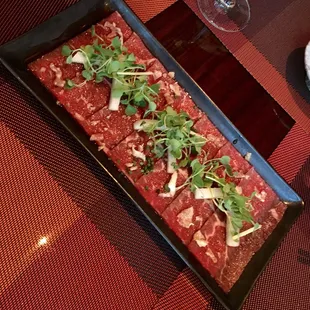 Kobe " Beef Carpaccio