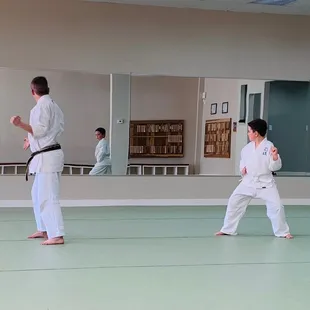 Private lesson with Sensei Oliver.