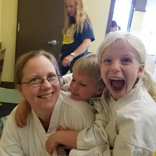 A Zen Martial Arts karate family!