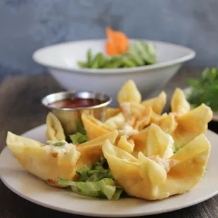 Homemade Krab Wontons