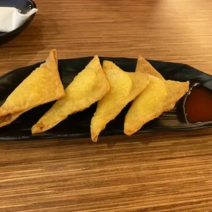 3 Piece Crispy Fried Crab Wontons