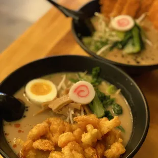 Tonkotsu Shrimp Spicy &amp; Tonkotsu Chashu Chicken