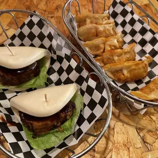 Pork Buns and Fried Pork Gyoza