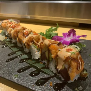 Crazy salmon roll