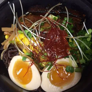 Spicy Tonkotsu Ramen. Not only does it look yummy, it tastes delicious, too