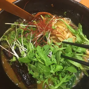 Spicy tonkatsu shoyu
