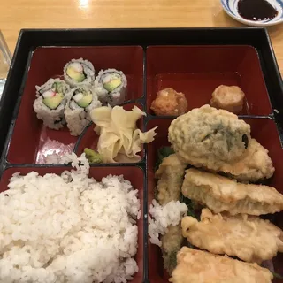H. Vegetables Tempura Bento Box