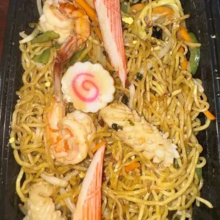 Seafood Stir Fry Ramen