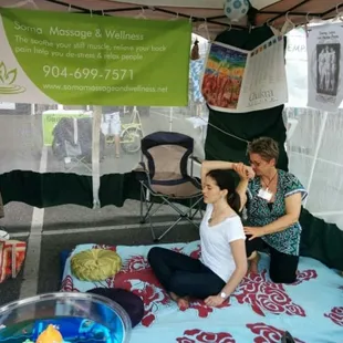 RAM Health Fair 2014 Thai Massage