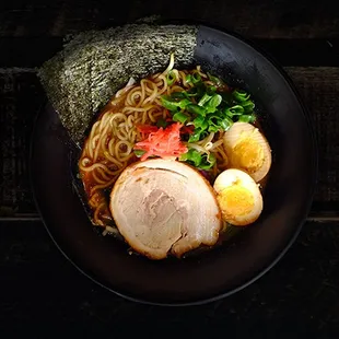 Spicy Miso: pork charshu in Korean chili and Japanese miso