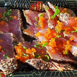 Peppered Tuna Tataki