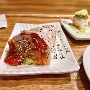 Chef special hand roll