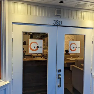 The front door