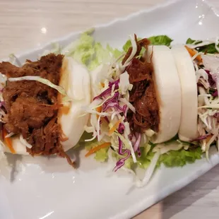 Brown Sugar Glazed Carnitas in Bao Buns