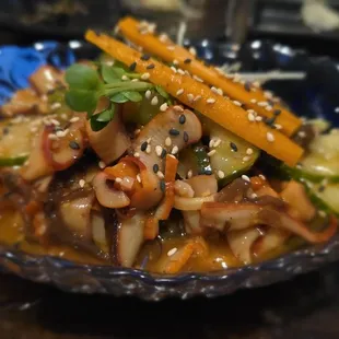 Octopus salad