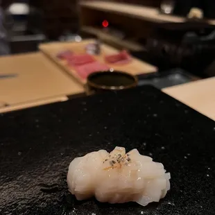 Fresh, plump scallop