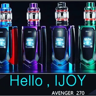 Come grab yourself the Ijoy Avenger 270 with voice command!! At Zen Vapors !