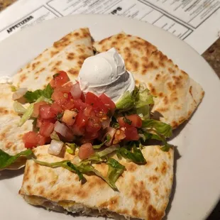 Seafood Quesadilla