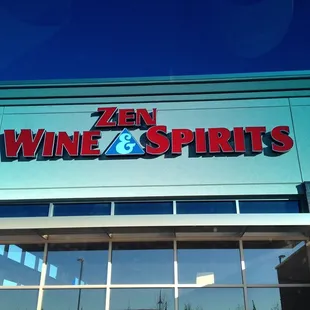 the front of the store