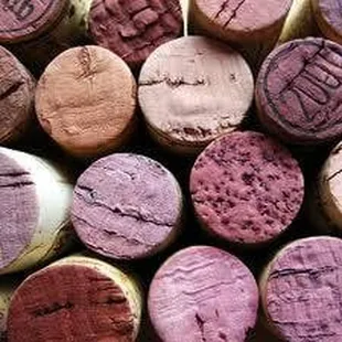 a pile of wine corks