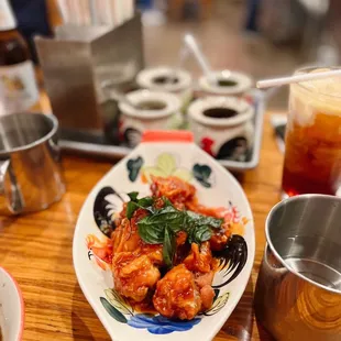 a plate of food