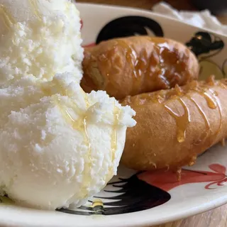 Fried Banana with Ice Cream