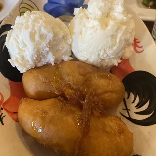 Sticky Rice with Ice Cream
