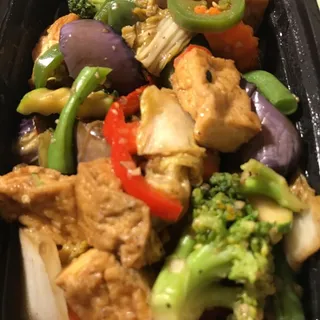 41. Veggie and Tofu Eggplant