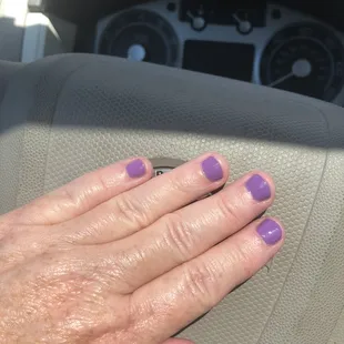 Regular mani