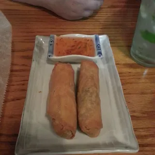 Fried Chicken Spring Rolls