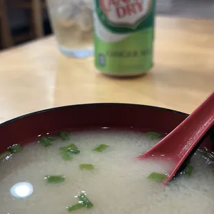 Miso soup - this always is an indicator of great sushi to come