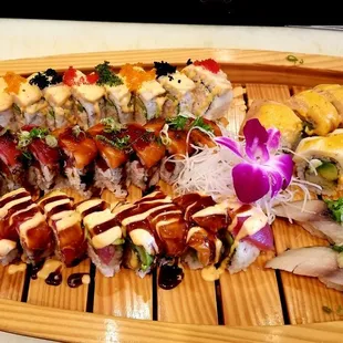 White Toger Roll, Maui Roll, Tango Roll, Paradise Roll~